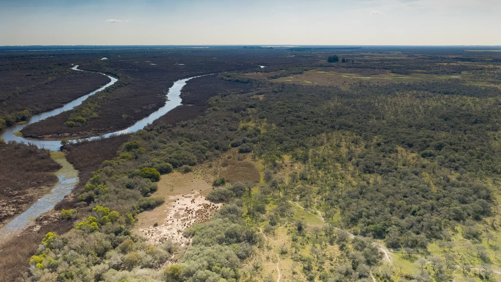 Río y esteros panorámica
